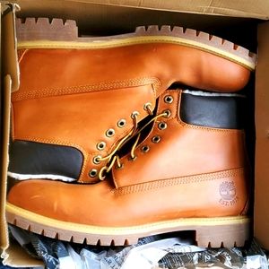 Timberland Mens Classic 6" Fur Lined Waterproof Bo